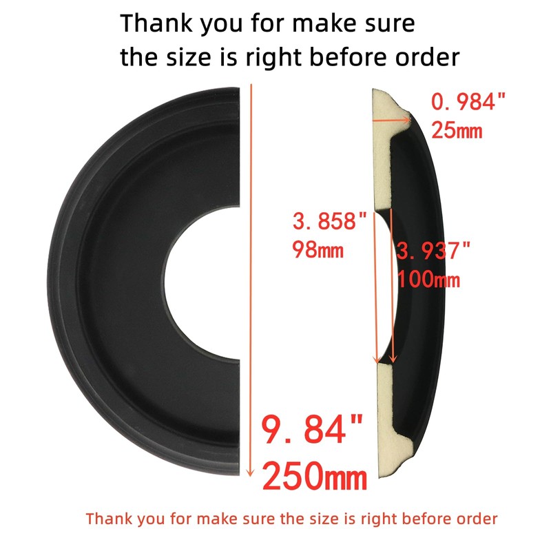 Tsnamay 2Pairs Black Ceiling Medallion Ceiling Light Covers,Split Light Medallion