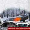 12Volt Protable Car Heater, Fast Heating, Windshield Defogger Defroster, 150W