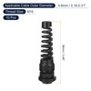 sourcing map 10Pcs Waterproof Cable Gland, M16 Nylon Spiral Strain