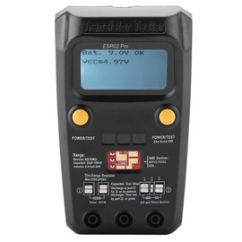 Digital Transistor Tester SMD Chip Component Inductance Meter Electronic Component Tester Transistor Checker Black for Industrial