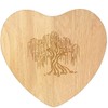 'Willow Tree' Wooden Heart Shaped Chopping/Cutting Board (WB00055655)