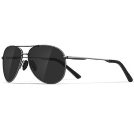 phikttu Sunglasses Men Polarized Aviator Sunglasses for Men Women Fishing Driving Sun glasses Metal Frame UV400 Protection