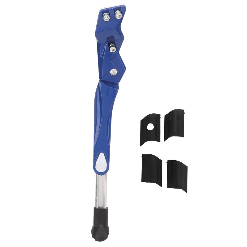 Shipenophy Bicycle Kickstand, Bottom Soft Pads, Waterproof, Portable, Blue Colour,