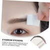 Beavorty 18pcs Waterproof Eyebrow Stickers Temporary Brow for Women Long-lasting