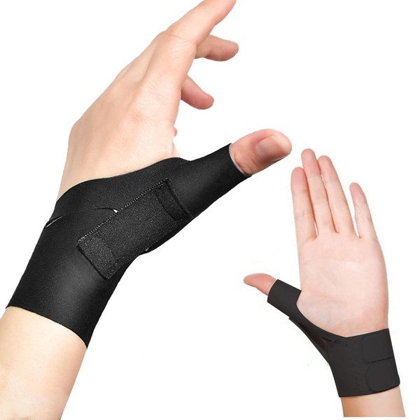Clcyricher 手首 親指 サポーター 超薄 親指の固定 腕 サポーター 親指 リストバンド