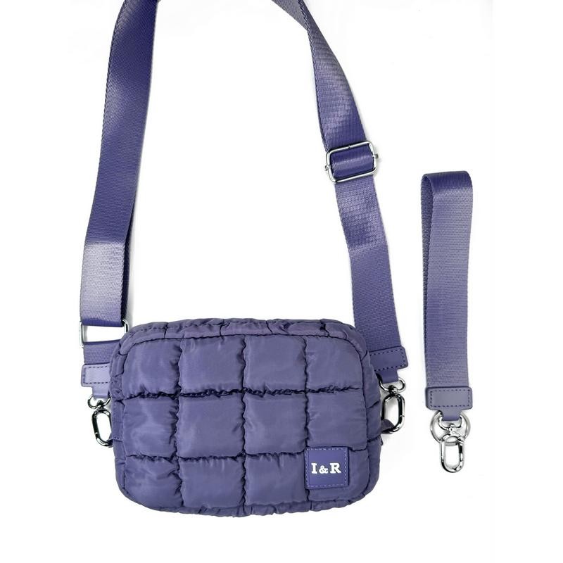 The Iris Accessory Puff Bag (#24231) - Crossbody Bag:_Royal Blue