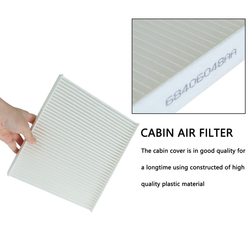 GZZTORES 68406048AA Cabin Air Filter with Filter Access Door for