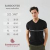 BAMBOOVEN V-Neck T-Shirts - Mens Undershirts Rayon Made from Bamboo