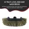 Hi-Tech NogHair Wash Brush – 14" Multi-Level Car Wash Brush