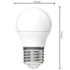 LED's light 0620112 LED Ball E27 4.5 W Warm White