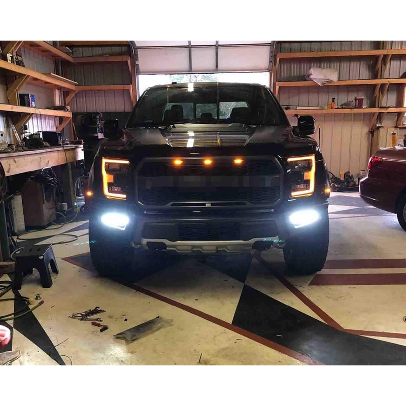 iJDMTOY LED Light Bar Fog Lamp Kit Compatible With 2017-up