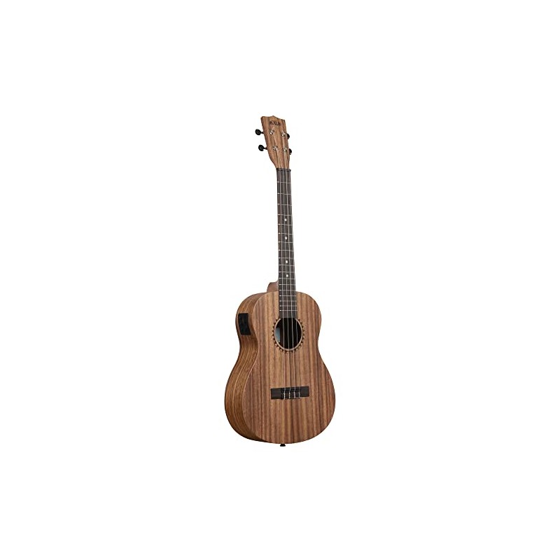 Kala Brand Music Co. Teak Collection, 4-String Ukulele, Natural, Baritone