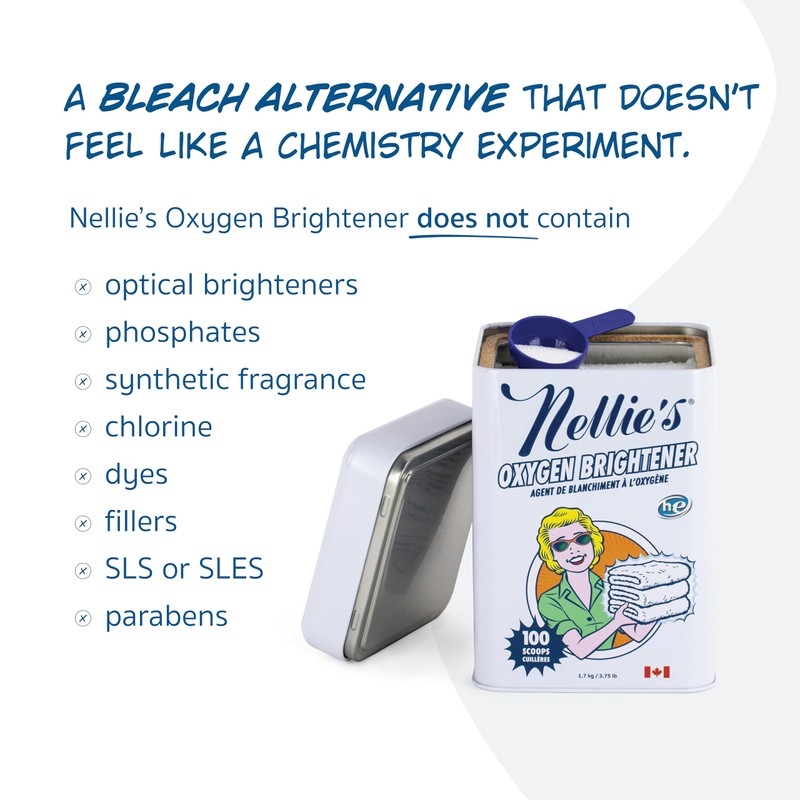 Nellie's Oxygen Brightener - 100 Scoops - Planet Friendly Stain