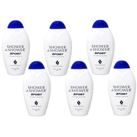 Shower To Shower Powder, 13 oz, Sport, 6-Pack