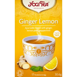 YOGI TEAS - AYURVEDIC Organic Ancient Herbal Formula Ginger Lemon Tea 17bags (PACK OF 1)