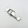 Latch, Stainless Steel Spring Loaded Toggle Latch, Silver Catch Hasp
