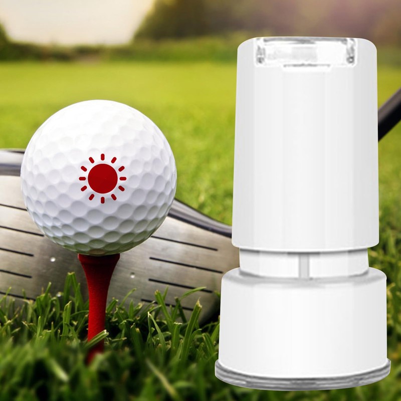 Golf Ball Stamp - Reusable Golf Ball Marking Tool -