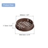 sourcing map 12Pcs 50mm/1.97" Circular Soffit Air Vents, Plastic Soffit