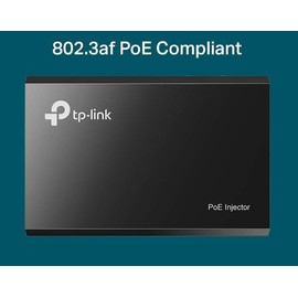 TL-PoE150S 802.3af Gigabit Power Over Ethernet PoE Injector Adapter. | Convert Non-PoE to PoE Adapter | Auto Detects The Required Power, up to 15.4W | Plug & Play | Distance Up to 100 Meters.
