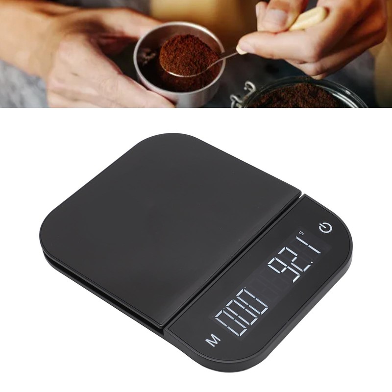 5kg/0.1g Coffee Scale 1200mAh Rechargeable Digital Coffee Scale 11lb Portable