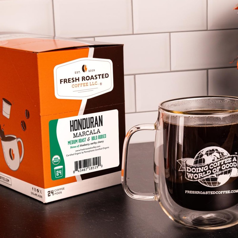 Fresh Roasted Coffee, Organic Honduran Marcala | USDA Organic, 100%