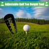 nnOuOnn 2Pcs Golf Tee Height Tool, Adjustable Precision Tees Height