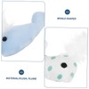CIYODO 4pcs Interactive Cat Toys Plush Whale Shaped Kitten Toy