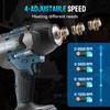 Cordless Impact Wrench 1/2 Inch, 1500 N.m/1106ft-lbs Brushless Impact Wrench