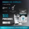 Creatina Monohidratada Micronizada Pura Polvo 500gr Oby Creatine 100 Servicios