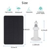 Solar Panel Compatible with SimpliSafe Outdoor Camera Wireless, 4W 5V