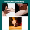 MIUPOO Wooden Gua Sha Manual Massage Board Kits, Face Scalp