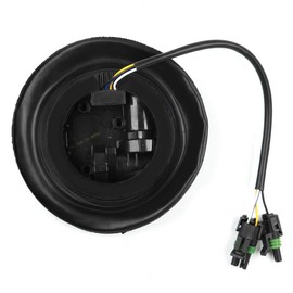 SCITOO Truck Hood Mirrors Tow Mirrors Black Door Mounted Mirrors fit for 2008-2016 For Kenworth T660 T600 T370 T270 T800 with 2 PCS Tuck Hood Mirrors Motors