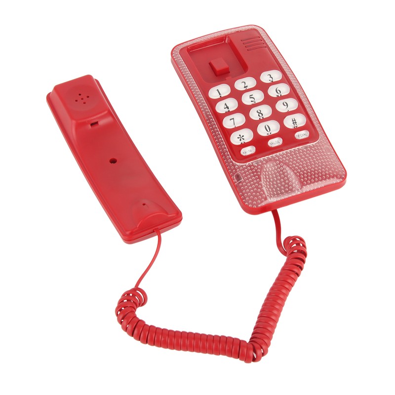 KXT‑438 Wall Mounted Home Phone Corded Telephone with Redial Quick