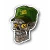 AMA SHOP Sticker PVC Shaped Skull with hat mod.2 |