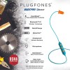Plugfones Wireless Basic Pro Blue/Orange Working buds