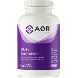 AOR MSM + Glucosamine - 100 V-Caps