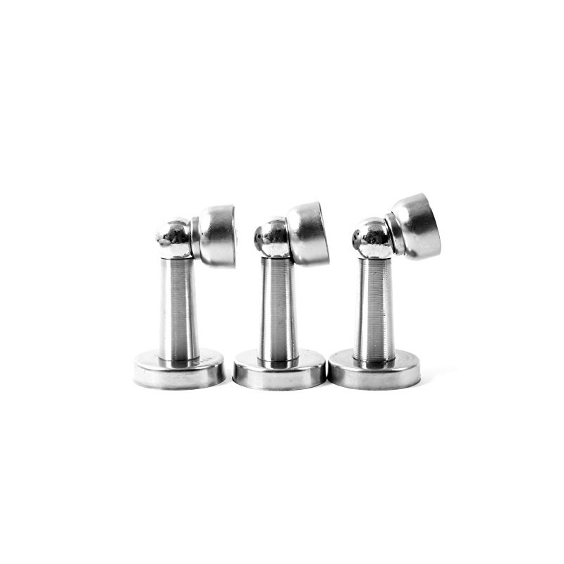 DIYI Pack of 3 Magnetic Door Stop, Stainless Steel, Wall
