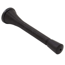 Stone Harbor Hardware Heavy-Duty Spring Door Stop, 4 Inches, Oil-Rubbed Bronze