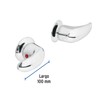 Foset Aqua AQMR-62, Juego de 2 manerales grandes, tipo palanca,