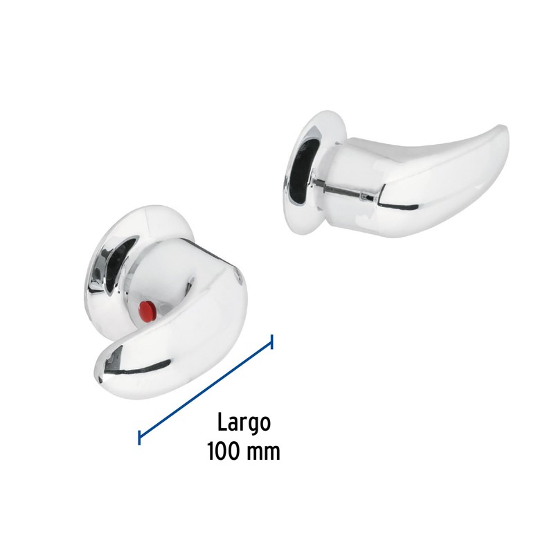 Foset Aqua AQMR-62, Juego de 2 manerales grandes, tipo palanca,