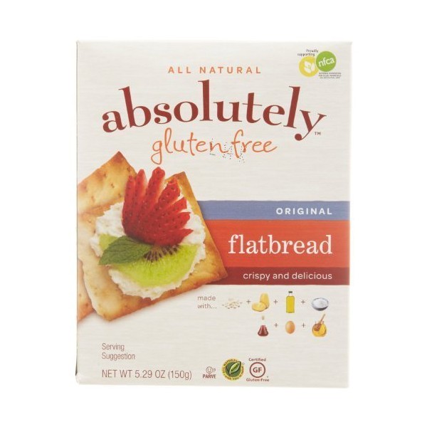 Absolutely Gluten Free Flatbread Original 5.29 Ounce (Pack of 12)