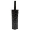 Bath Bliss Hammered Texture Toilet Brush in Black