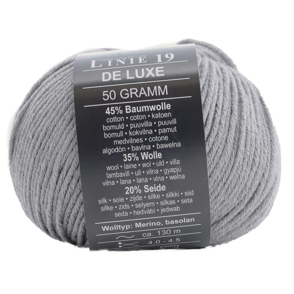 Online Line 19 De Luxe Colour 12 Light Grey, Wool