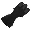 Bow Arrow Finger Guard Competition Archery 3 Fingers Glove Adjustable
