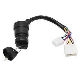 UOIENRT J17-82508-20 Ignition Switch with Keys, Replacement for Yamaha Golf Cart G1 2 Cycle Gas 1979-1989, Replaces J10-82508-20