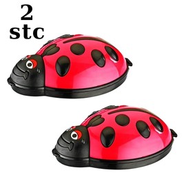 Marienkäfer Krümelbürste I Tischroller I Teppichbürste I Handkehrer I Teppichkehrer I Tischkehrer I Bodenkehrer I Rollbürste I Fusselroller IHandbürste (2er)