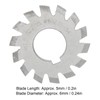 8Pcs Gear Cutter High Speed Steel Cutting Tool Industrial Supplies