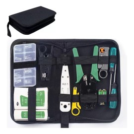 Zakulu Probador De Red De Cables Kit Herramientas Red Rj11/12/45