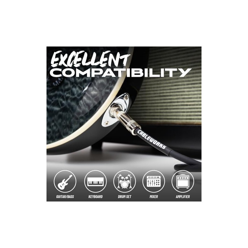 Gator Cableworks Backline Series - Cable para instrumentos de 20