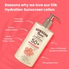 Hawaiian Tropic Silk Hydration Sunscreen Lotion SPF50+ 400ml, 12-Moisture, Non-greasy,